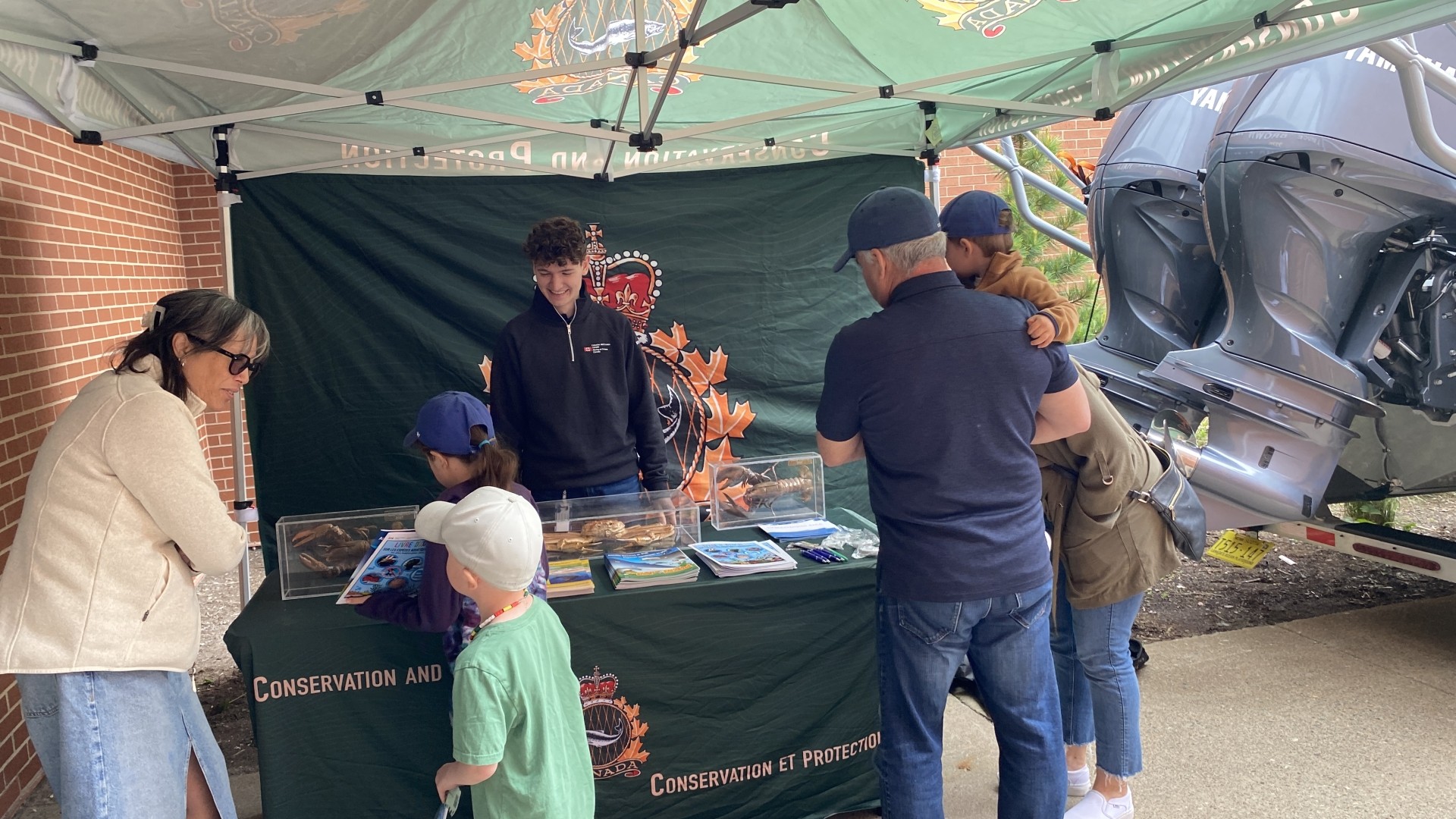 People doing activities on World Oceans Day 2024