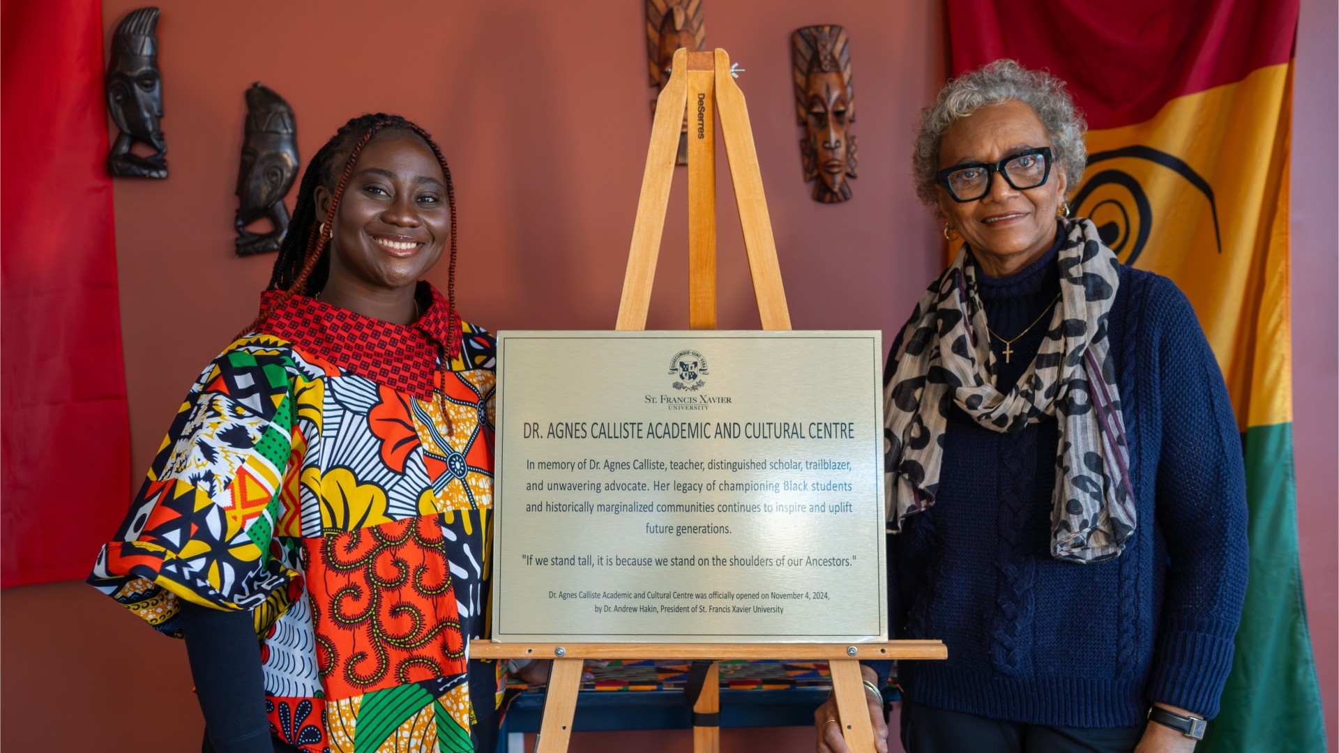 Team at Dr. Agnes Calliste Academic and Cultural Centre