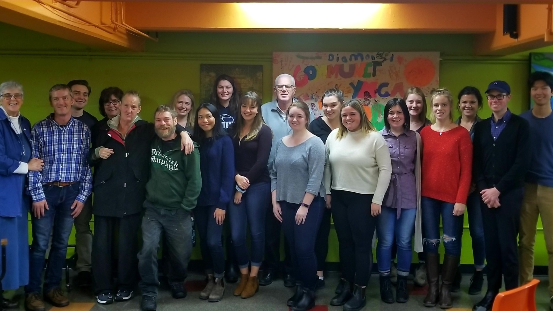 A large group of people