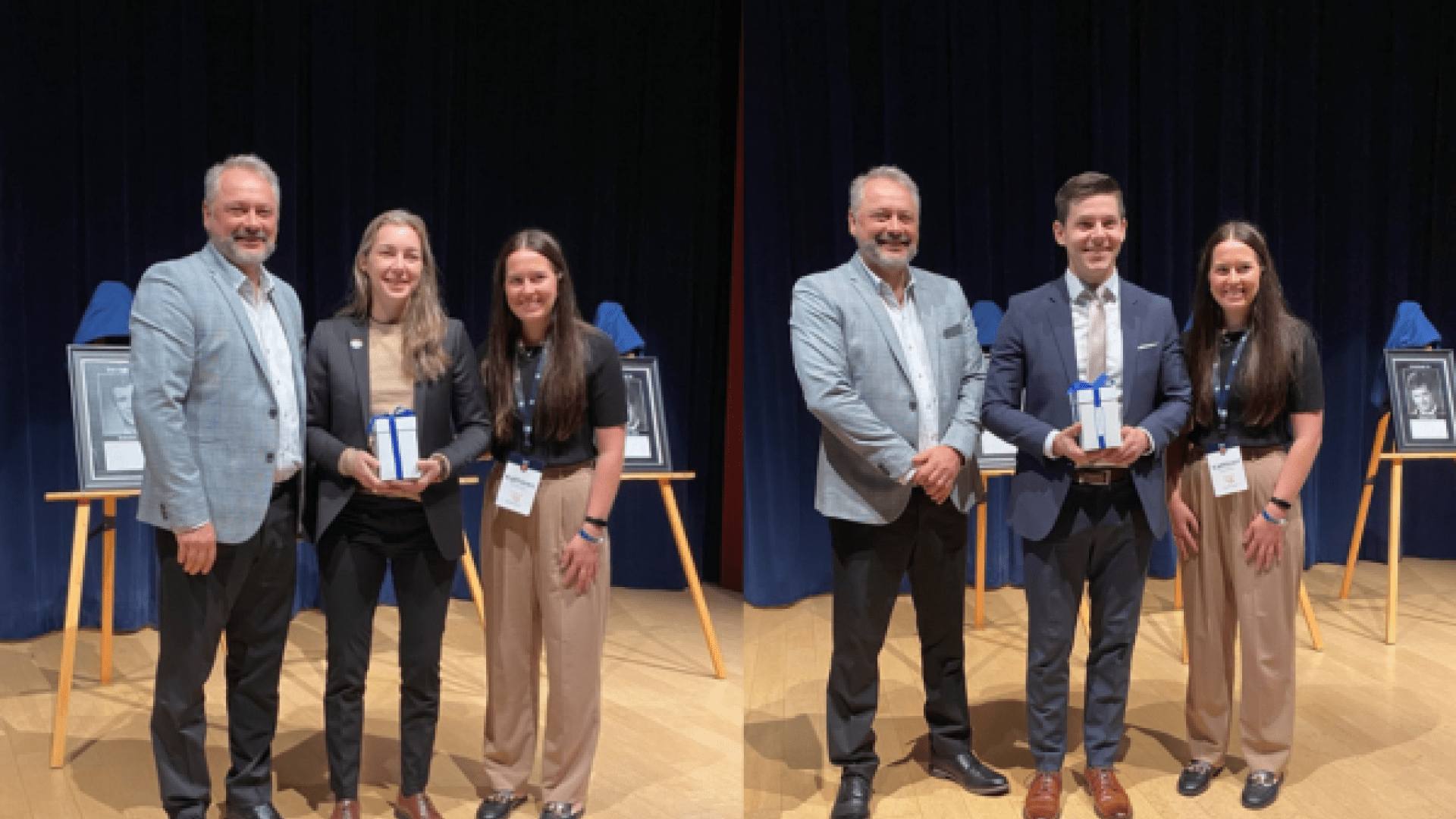 Human Kinetics alumni with StFX President