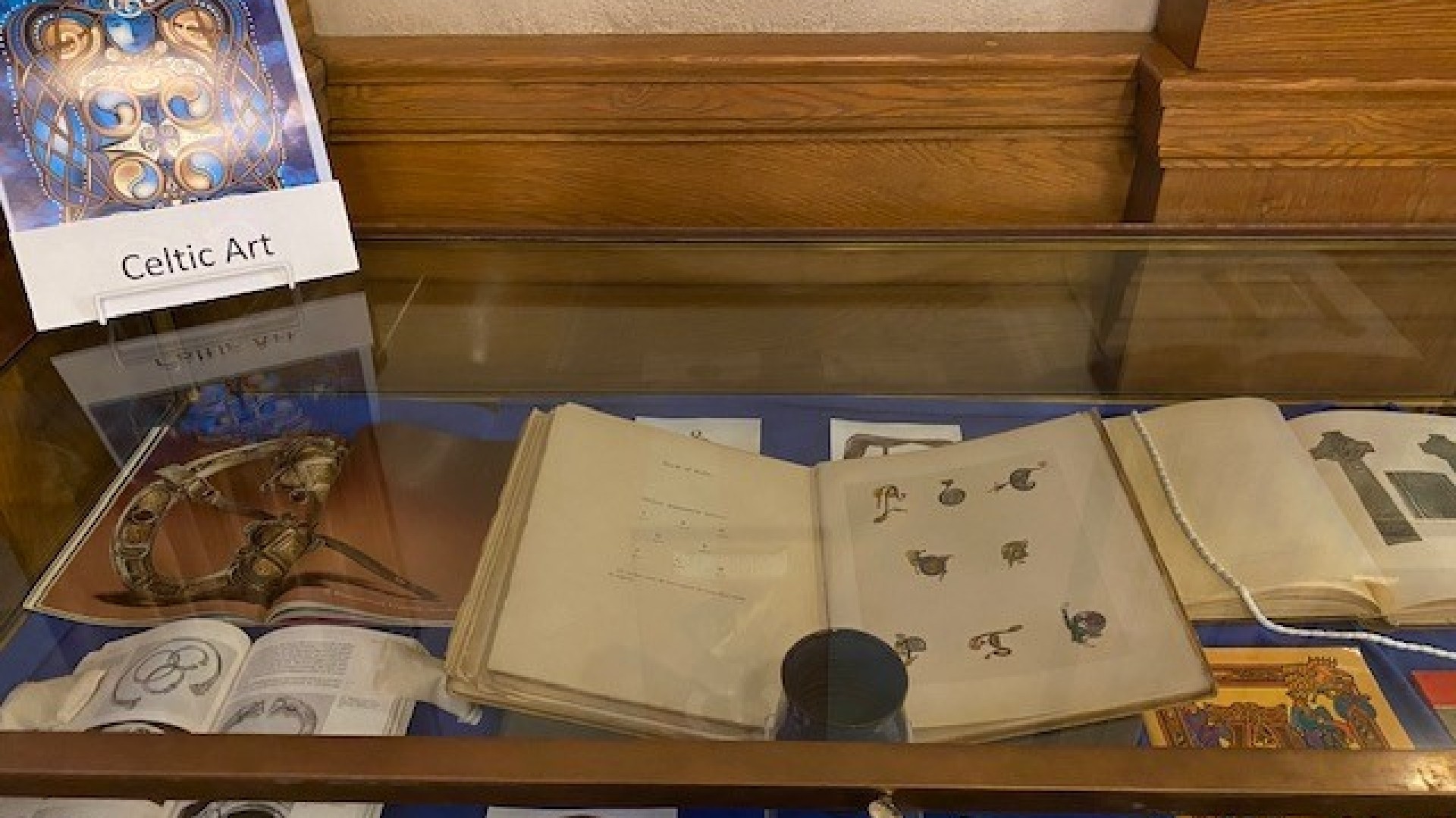 Museum display of Celtic Art