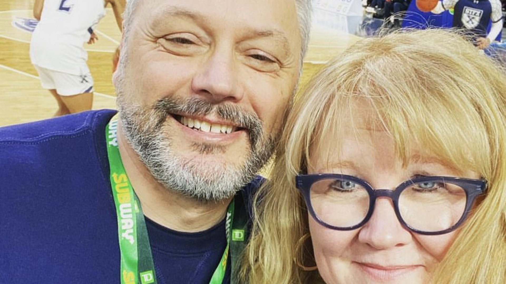 Andy and Linda Hakin at the AUS championships