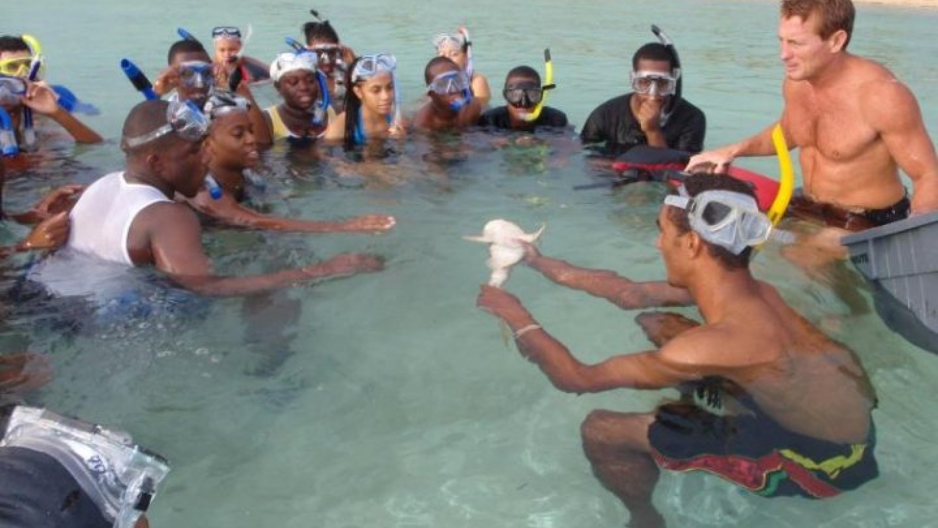 Justin Lewis Teaching the Bahamas