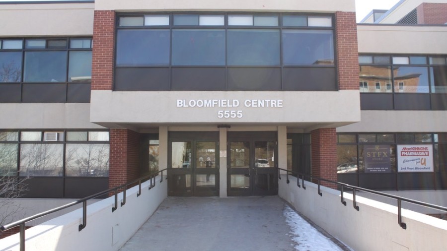 Entrance to a campus building