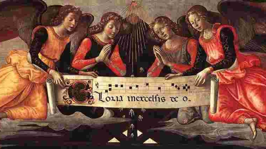 Portrait of religious women holding paper