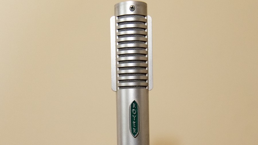 Photo of a microphone