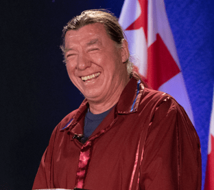 Portrait of person smiling