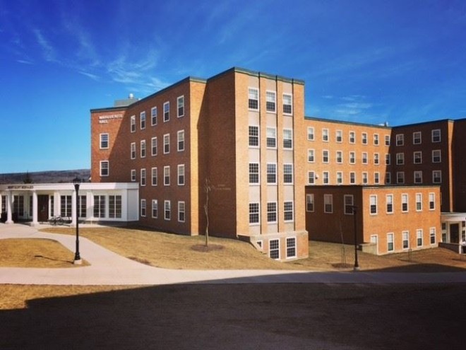 Mount Saint Bernard exterior on a sunny day.